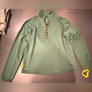 Nike LiveStrong Running/Cycling Jacket, Size L, Green/Yellow Athletic